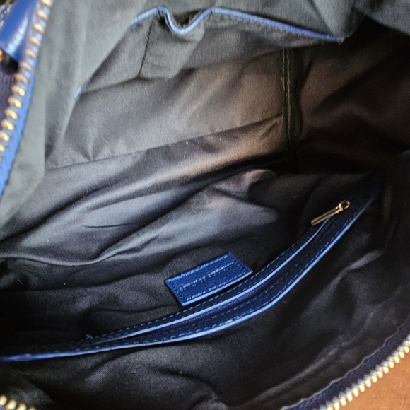 MAXINE COUTURE VINTAGE PEBBLED LEATHER DOCTOR HANDBAG - Picture 7 of 9